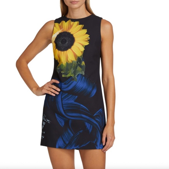 ALICE + OLIVIA Clyde A-Line Shift Dress - Picture 7 of 15